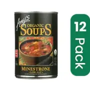 Amy's Minestrone Soup Organic - 14.1 oz (Pack of 12)