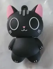 Cute Little Black Kitty Cat USB 2.0 Flash Drive Memory Stick Thumb 16Gb Rubber