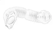 Pipe, EGR valve OE RENAULT 14 72 561 15R for SCENIC IV (J9_) 1.6 2016-2022
