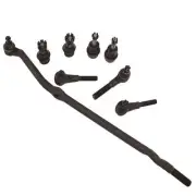 8PC Kit Jeep Grand Cherokee 4.06L Drag Link In Out Tie Rod Up Low Ball Joint