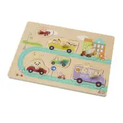 Studio Circus Children's Traffic Puzzle Interactive Wooden Educational Toy 12m+