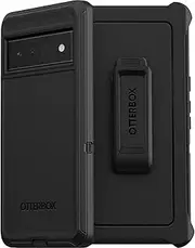 OtterBox Pixel 6 Pro Defender Series Case - Black, Rugged & Durable, with Port Protection, Includes Holster Clip Kickstand