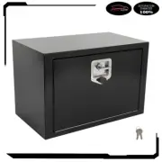 Storage Tool Box 2x Chain + 1x Lock 24"x14"x16" For Truck / Garage / RV