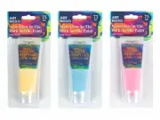 3 x Neon Glow in the Dark Acrylic Paint Tubes Pink Yellow Blue Art Boxd