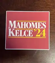 Mahomes Kelce ‘24 Campaign Sticker - Kansas City Chiefs - KC Chiefs - Weatherpro