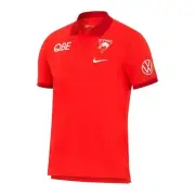 NIKE AFL Men's Sydney Swans Authentic Performance Polo Shirt | Red