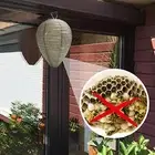 4Pcs Hanging Wasp Repellent 28x22cm Non-Toxic Wasp Nest Decoy Home Yard Supplies