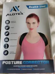 Aldtex Posture Corrector Adjustable Back Shoulder Brace Support Unisex Back Pain