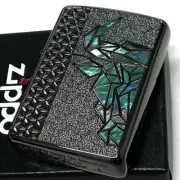 Zippo Armor Limited Bull Natural Shell Inlay Neo Black Serial Number Included