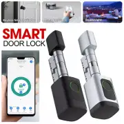 Smart Door Lock Cylinder Finger prints Tuya Remote Control Smart Lock