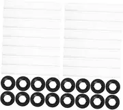 HOMSFOU 1 Set Garage Door Roller Sleeve Kit Durable Hinge Accessories for Quiet Operation Easy DIY Installation Compatible with Various Garage Doors Complete for Roller and Hinge Needs