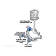 SuperPro Front Lower Inner Control Arm - SPF2415K