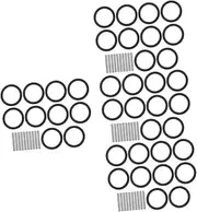 40 Sets Wrench Pin Washer Allen Wrench Impact Rings Connectors Tank Clamp Replacement Drive Socket Retainer Ring Ratcheting Socket Wrenches Spanner Small Socket Pump Seal Kit Steel
