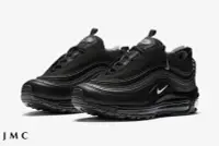 在飛比找Yahoo!奇摩拍賣優惠-NIKE AIR MAX 97 LX 氣墊 全黑 黑魂 子彈