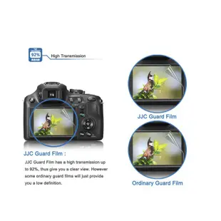 Jjc LCD 保護膜(2 件裝)適用於索尼 HX90V WX500 DSC-HX90V DSC-WX500 相機的防反