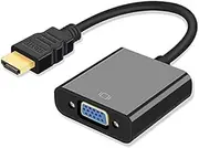 Compatible HDMI Male to VGA Female 1080p Adapter Audio Cable Converter Chipset