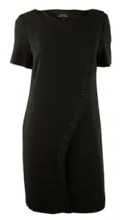 Tahari by ASL Women's Kevin Embossed Stripe Shift Dress