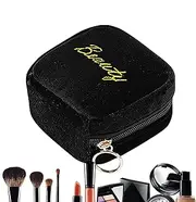 [Generic] Cosmetics Organizer Storage Box, Cosmetic Zipper Case, Make up Train Case with Compartment and Zipper for Men, Women, Adults