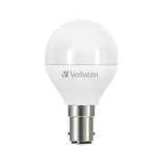 Verbatim LED Fancy Round Mini-Classic Frosted 5W 3000K Dimmable BA15d