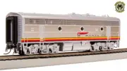 Broadway Limited 8331 HO ATSF EMD F3B Warbonnet Stealth 1960 Configuration #28B