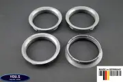 4x Centering Ring 63,3 - 58,6 MM E.g. for VW Audi Skoda Alutec Anzio Rial Z08