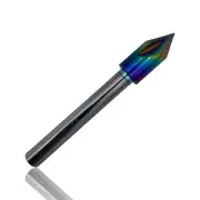 3/8" 60 Degree 3-Flute CNC V-Bit 1/4" Shank