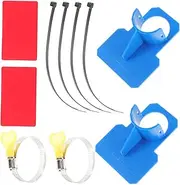 Milisten Pool Holder Accessories 2 Sets of Blue Plastic Hose Holders Easy Install Prevent Cracks Enhance Stability Hose Support Brackets