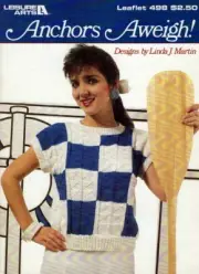 Anchors Aweigh! Knitted Tops 4 Designs by Linda Martin Leaflet 498 NOS