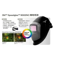 在飛比找蝦皮購物優惠-3M Speedglas 9002NC 自動變色焊接面罩 -