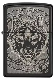 New Zippo Windproof Lighter Anne Stokes Wolf