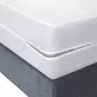 Plastic Mattress Protector Zippered King, Waterproof Vinyl Mattress Cover, Heavy