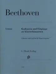 Beethoven Cadenzas & Lead-Ins for Piano Concertos Sheet Music Henle Urtext Book