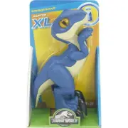Imaginext Jurassic World Raptor XL Poseable Dinosaur Toy for Preschool Kids