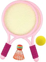 KICHOUSE 1Set Badminton Racket Set Rackets Lightweight Sports for Outdoor Fun Enhances Coordination Reaction Skills for Leisure Activities