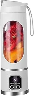 Portable Blender For Shakes And Smoothies,Portable Blender Cup With Lid - USB Blender, Small Travel Blender, 15oz Digital Display Blender For Smoothies, Travel Blender For Protein