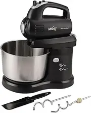 Stand Mixer, Tilt-Head Food Mixer, Multi Functional Kitchen Electric Mixer, Dough Hook, Mixing Beater & Whisk, Splash Guard,UK Plug