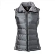 Spyder Solitude Vest Jacket Full Zip Down Insulation Gray NEW Women's Small $129