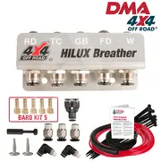 DMA Diff Breather Kit 5 Port Toyota Hilux N70 Kun26R Kun2 4X4 4Wd Uni