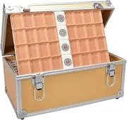 Chinese Mahjong Set with 144 Tiles|with Arabic Numerals|Total Weight is About 14 pounds|with Wind Indicator, Dice and Chips, Suitable for Long-Term(A)