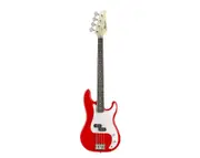 Freedom 4 String Electric Bass Guitar Red PB-MRD