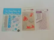 7-IN1 SNOWFLAKE DIE, METAL DIE SET,GEMINIPOLKA DOTS, AND HEART,