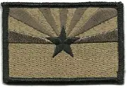 VELCRO® BRAND Fastener Morale HOOK PATCH Arizona Coyote 3x2"