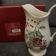 Lenox Williamsburg Boxwood & Pine Creamer Pitcher NEW!