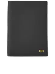 Ferragamo Grained Texture Gancini Bifold Wallet