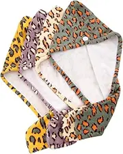 Baluue Fiber Hair Drying Cap Hair Drying Towel Fleece Head Wrap Compact Light
