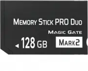 Original MS 128GB Memory Stick Pro Duo (Mark2) for PSP Accessories/Camera Memory