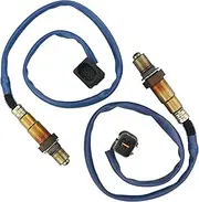 2Pcs 2345055 2344568 Upstream Downstream Oxygen O2 Sensor Compatible with 2012-2017 Hyundai Accent Veloster, Compatible with Kia 2012-2018 Rio 2012-2016 Soul Replace #392102B210 392102B220