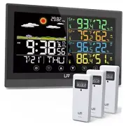 Weather Station, Indoor Outdoor Weather Station Wireless with Multiple