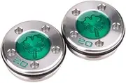 NA 2pcs Green Clover Golf Custom Weights for Titleist Scotty Cameron Newport Studio California Putters (2x20g)