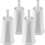 4 Pack Replacement Water Filter for Breville Claro Swiss Espresso Coffee Machine and for Oracle, Barista & Bambino Espresso Coffee Machine Part #BES008WHT0NUC1